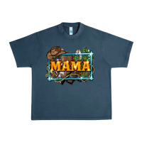 Midnight Navy mama cowboy western font cactuslove mom Urban Heavy Tee - LillyAllenDesigns