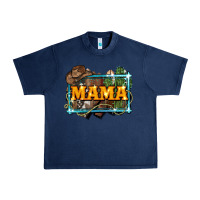 Navy mama cowboy western font cactuslove mom Urban Heavy Tee - LillyAllenDesigns
