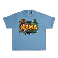 Pebble Blue mama cowboy western font cactuslove mom Urban Heavy Tee - LillyAllenDesigns
