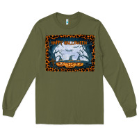 Army Green Happy Halloween Long Sleeve Tee - Bettercallsaul