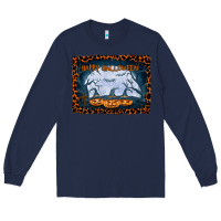 Navy Happy Halloween Long Sleeve Tee - Bettercallsaul