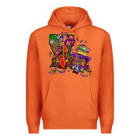 Carrot mardi gras louisiana map Premium Hoodie - OliviaCreatesArt