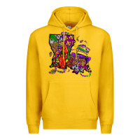 Lemon mardi gras louisiana map Premium Hoodie - OliviaCreatesArt