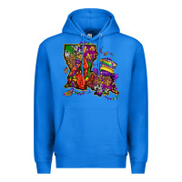True Royal mardi gras louisiana map Premium Hoodie - OliviaCreatesArt