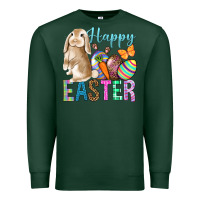 Sports Green Easter Day With Truck Premium Sweatshirt - BundleAndBundleShop