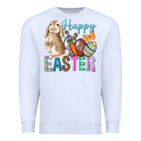 White Easter Day With Truck Premium Sweatshirt - BundleAndBundleShop