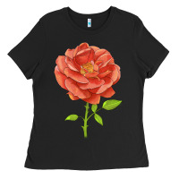 Black all a twitter rose Ladies Tee - LillyAllenDesigns