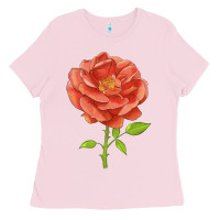 Bubblegum Pink all a twitter rose Ladies Tee - LillyAllenDesigns