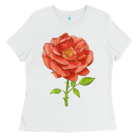 White all a twitter rose Ladies Tee - LillyAllenDesigns