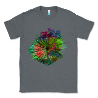 Charcoal Heather halloween spider web for patches Classic Tee - BundleAndBundleShop