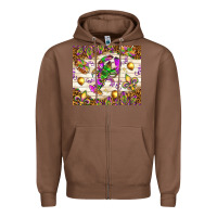 Chestnut Mardi Gras with crab tumbler Zipper Hoodie - HowdyJamesFarm