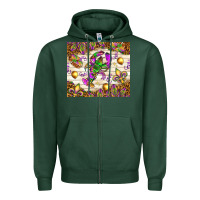 Sports Green Mardi Gras with crab tumbler Zipper Hoodie - HowdyJamesFarm