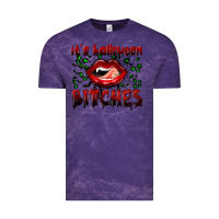 Cloud Purple it's halloween bitches Vintage Tee - BundleAndBundleShop