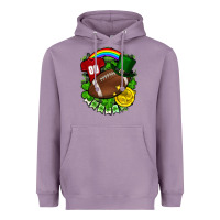 Lavender St. Patrick's Day American Football Heavyweight Hoodie - FaDigitalArtStudio