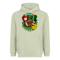 Matcha St. Patrick's Day American Football Heavyweight Hoodie - FaDigitalArtStudio
