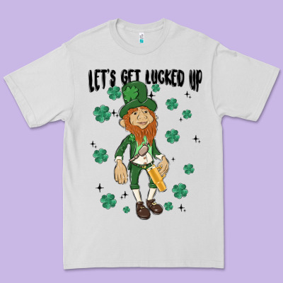 Let's Get Lucked Up Premium Tee Designed By Maliassmallbusiness