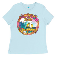Baby Blue salt water heals everything Ladies Tee - Jasminsmagicworld
