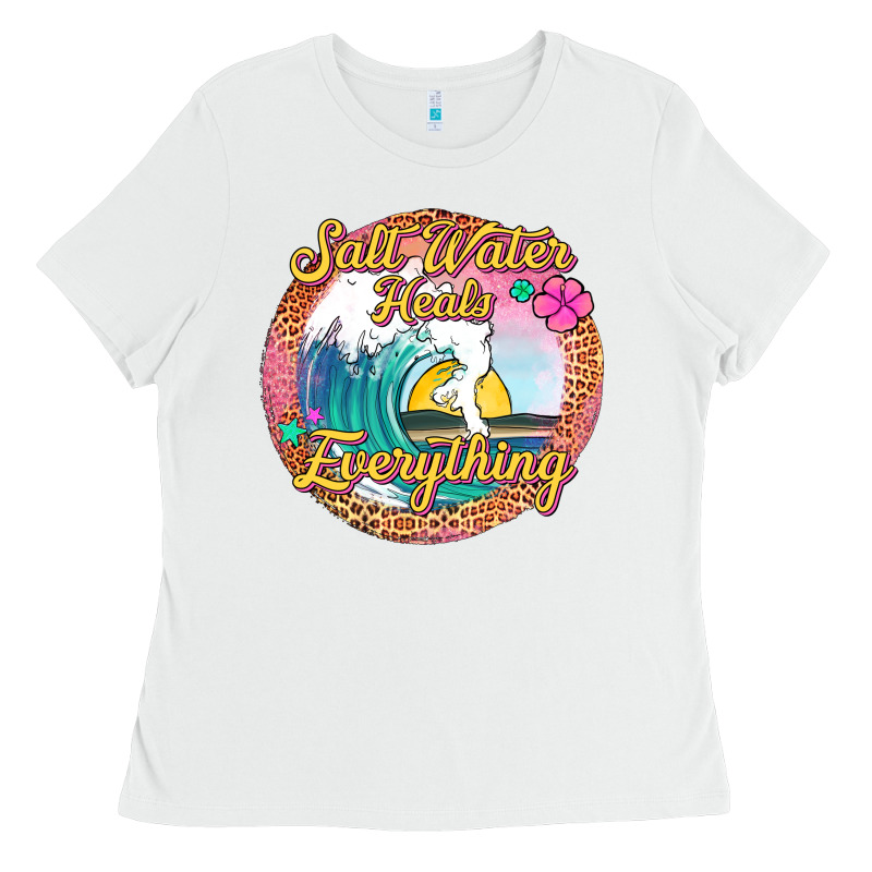 Salt Water Heals Everything Ladies Tee by Jasminsmagicworld | Teevron