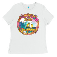 White salt water heals everything Ladies Tee - Jasminsmagicworld