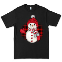 Black snowman christmas Premium Tee - JahusDesignShop
