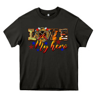 Asphalt Love My Hero Firefighter Heavy Core Tee - LillyAllenDesigns