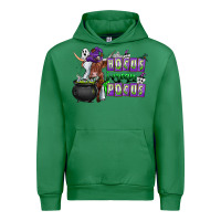 Emerald Hocus i Mean Pocus Urban Hoodie - CowhideDigitalArt