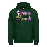 Forest Green Hocus i Mean Pocus Urban Hoodie - CowhideDigitalArt