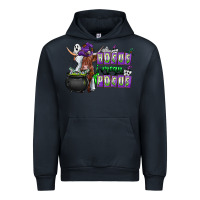 Navy Hocus i Mean Pocus Urban Hoodie - CowhideDigitalArt