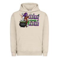 Pigment French Oak Hocus i Mean Pocus Urban Hoodie - CowhideDigitalArt