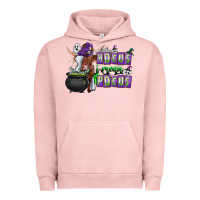 Pigment Salmon Hocus i Mean Pocus Urban Hoodie - CowhideDigitalArt