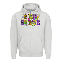 Mardi Gras Med Surge Zipper Hoodie | Teevron