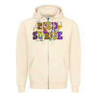 Sandshell Mardi Gras Med Surge Zipper Hoodie - HowdyJamesFarm