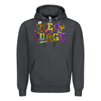 Smoke Mardi Gras Med Surge Zipper Hoodie - HowdyJamesFarm