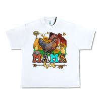 White mama hen Urban Heavy Tee - LillyAllenDesigns