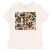 Bone Baseball senior Ladies Tee - NancyCooperArtShop