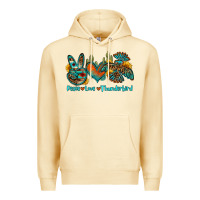 Pina Colada peace love thunderbird Premium Hoodie - OliviaCreatesArt