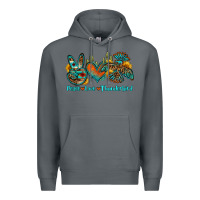 Rock peace love thunderbird Premium Hoodie - OliviaCreatesArt