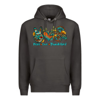 Smoke peace love thunderbird Premium Hoodie - OliviaCreatesArt