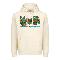Tofu peace love thunderbird Premium Hoodie - OliviaCreatesArt