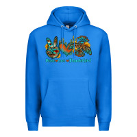 True Royal peace love thunderbird Premium Hoodie - OliviaCreatesArt