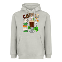 Moon Dust Irish coffee St. Patrick's Day Heavyweight Hoodie - FaDigitalArtStudio