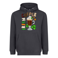 Smoke Irish coffee St. Patrick's Day Heavyweight Hoodie - FaDigitalArtStudio