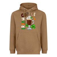 Toasted Coconut Irish coffee St. Patrick's Day Heavyweight Hoodie - FaDigitalArtStudio