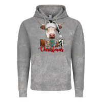 Cloud Rock merry christmas hereford cow Vintage Hoodie - RanaPortraitStore