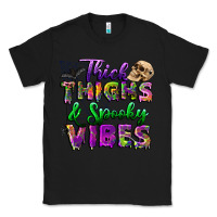 Black thick thighs and spooky vibes Classic Tee - BundleAndBundleShop