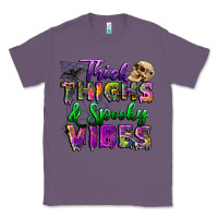 Lavender thick thighs and spooky vibes Classic Tee - BundleAndBundleShop