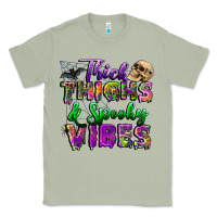 Matcha thick thighs and spooky vibes Classic Tee - BundleAndBundleShop