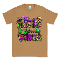 Toasted Coconut thick thighs and spooky vibes Classic Tee - BundleAndBundleShop