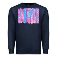 Navy Pink Easter Brushstrokes Premium Sweatshirt - BundleAndBundleShop