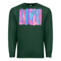 Sports Green Pink Easter Brushstrokes Premium Sweatshirt - BundleAndBundleShop